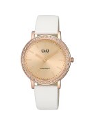 QQ Ceas analog de dama - Auriu/Alb