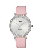 QQ Ceas analog de dama - Roz/Alb