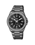 QQ Ceas barbatesc QZ68J212Y Quartz Argintiu - Negru