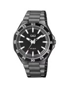 QQ Ceas barbatesc QZ82J412Y - bratara metalica - Negru