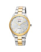 QQ Ceas barbati - A14A-002PY - Auriu/Argintiu