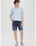 QS Bermude regular fit din denim cu aspect decolorat - Bleumarin