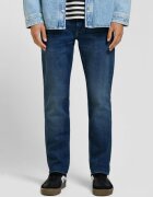 QS Blugi barbati - Rick - cu talie medie si croiala Slim Fit - Slim Leg - Albastru inchis - Albastru inchis