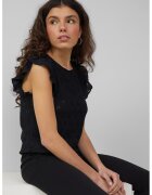 QS Bluza cu maneci scurte - Negru