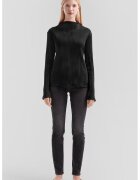 QS Bluza uni striata - Negru