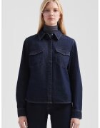 QS Camasa din denim cu buzunare pe piept - Albastru ultramarin