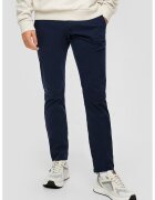 QS Pantaloni chino slim fit - Bleumarin