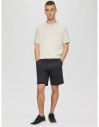 QS Q/S by s.Oliver Pantaloni scurti chino barbati - John - cu talie medie si croiala Regular fit - Verde inchis - Gri antracit