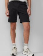 QS Q/S by s.Oliver Pantaloni scurti chino barbati - John - cu talie medie si croiala Regular fit - Verde inchis - Negru