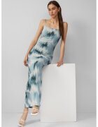 QS Rochie lunga cu imprimeu - Alb/Albastru