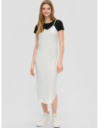 QS Rochie midi cu bretele inguste - Alb