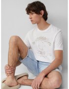 QS Tricou de bumbac cu imprimeu - Alb