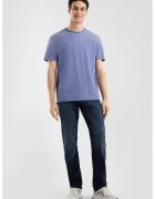 QS Tricou uni cu decolteu la baza gatului - Albastru lavanda