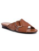 QUAZI Papuci flip-flop dama - Piele naturala - maro - Maro