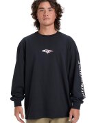 Quiksilver Bluza lejera cu decolteu la baza gatului Mercury - Alb/Negru