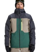 Quiksilver Geaca cu gluga pentru ski Dawson - Verde/Gri carbune/Grej