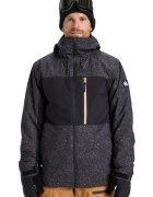 Quiksilver Geaca cu imprimeu pentru ski Sycamore - Negru/Bej/Bleumarin
