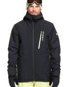 Quiksilver Geaca impermeabila cu vatelina si gluga - pentru schi Morton - Verde/Negru