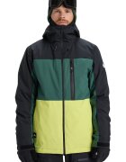 Quiksilver Geaca pentru ski Sycamore Block - Verde/Negru