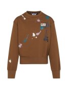 Quiksilver Hanorac pentru fete Fila Tillburg - bumbac/poliester - maro -