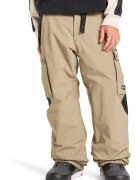 Quiksilver Pantaloni cargo pentru ski Snow Down - Negru/Bej