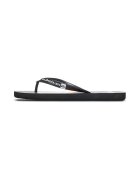 Quiksilver Papuci flip-flop cu logo Java Art - Negru/Portocaliu pal/Alb murdar