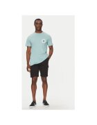 Quiksilver Tricou barbati EQYZT08036-BGW0 - Bumbac organic - Turcoaz - Turcoaz