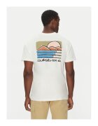 Quiksilver Tricou barbati EQYZT08038-WBK0 - Bumbac organic - 46797 - Ecru