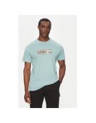 Quiksilver Tricou barbati EQYZT08040-BGW0 - Bumbac - Turcoaz - Turcoaz