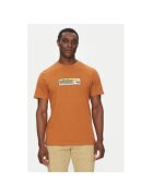 Quiksilver Tricou barbati EQYZT08040-CMN0 - Bumbac organic - Maro - Maro