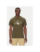 Quiksilver Tricou barbati EQYZT08056-CRE0 - Bumbac - Verde - Verde
