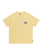 Quiksilver Tricou cu imprimeu pe spate - Galben