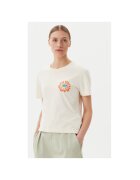 Quiksilver Tricou dama EQWZT03181 - Bumbac organic - Bej - Bej