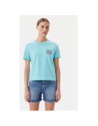 Quiksilver Tricou dama EQWZT03181 - Bumbac organic - Turcoaz - Turcoaz
