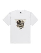 Quiksilver Tricou din bumbac cu imprimeu - Alb/Bej