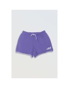 R Pantaloni scuti cu impimeu text si elastic in talie