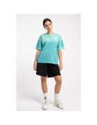 R Pantaloni scuti de tening cu coiala ampla si capatui lateale