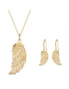 Rafaela Donata Set de colier si cercei - placat cu aur de 14K - Auriu