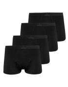 Ragman Set de boxeri uni din amestec de bumbac - 4 perechi - Negru