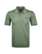 Ragman Tricou polo cu buzunar pe piept - Verde