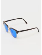 Ray-Ban Ochelari de soare clubmaster unisex cu lentile oglinda - Auriu/Maro