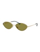 Ray-Ban Ochelari de soare ovali unisex Kai - Auriu/Albastru prafuit