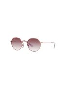 Ray-Ban Ochelari de soare rotunzi cu rama metalica Junior Jack - Auriu rose -