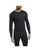 Reebok Bluza pentru fitness cu insertii de plasa si uscare rapida -