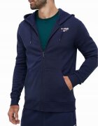 Reebok Hanorac cu fermoar si buzunare laterale -