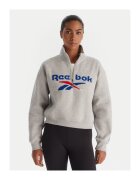 Reebok Hanorac dama gri - textil - cu logo