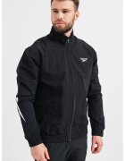 Reebok Jacheta de trening cu fermoar Vector - Alb/Negru