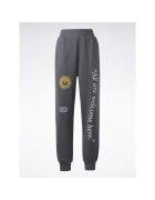 Reebok Pantaloni sport dama - 301693994 - Bumbac - Gri