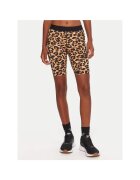 Reebok Pantaloni sport dama scurti - bej/ maro