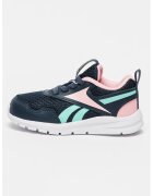 Reebok Pantofi cu insertii de piele pentru alergare Sprinter - Roz pastel/Bleumarin/Verde menta